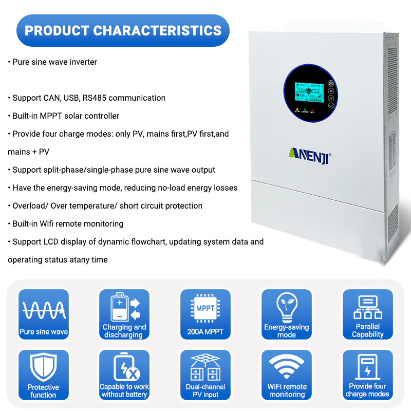 ANENJI 분리형 단상 120V/240V 12KW 하 - Solar Pump Controller 리뷰 및 가격