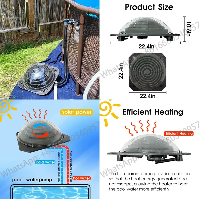 휴대용 수영장 태양열 난방 시스템 수영장 히터 컨트롤러 - Solar Pump Controller 리뷰 및 가격