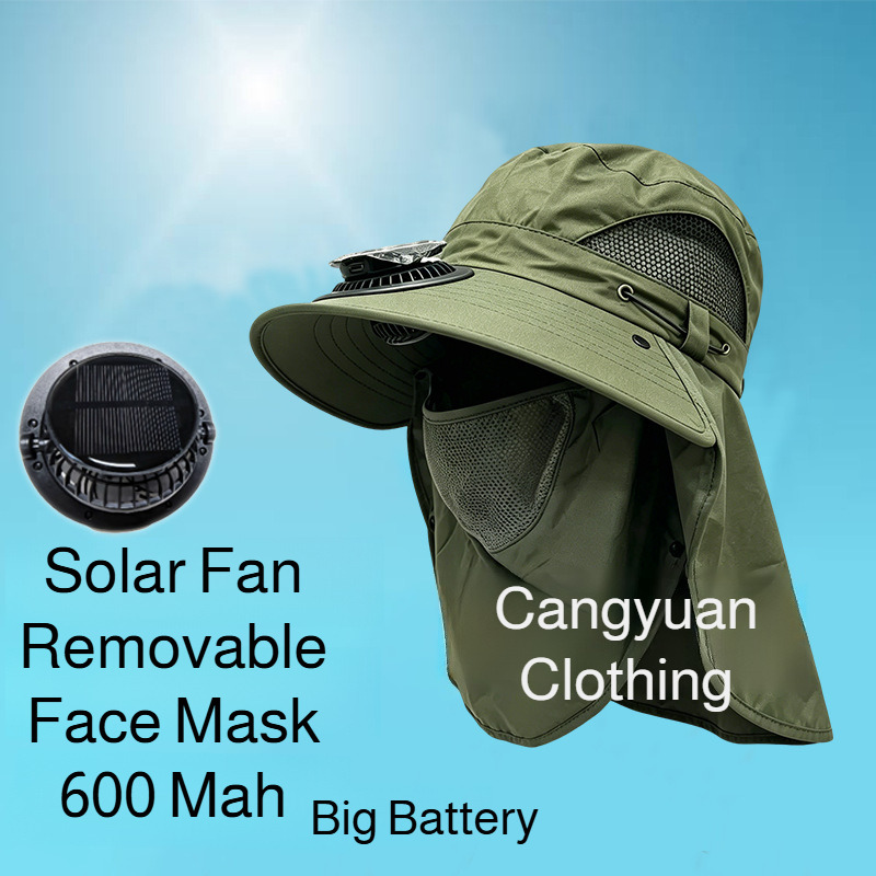 태양열 충전식 팬 모자 UV 차단 모자 자외선 차단 낚 - Renewable Energy Fan 리뷰 및 가격